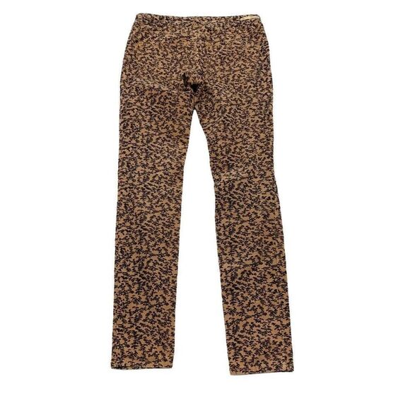 Pilcro the Letterpress Anthropologie 26 Serif corduroy skinny pants tan mid rise - Picture 3 of 10